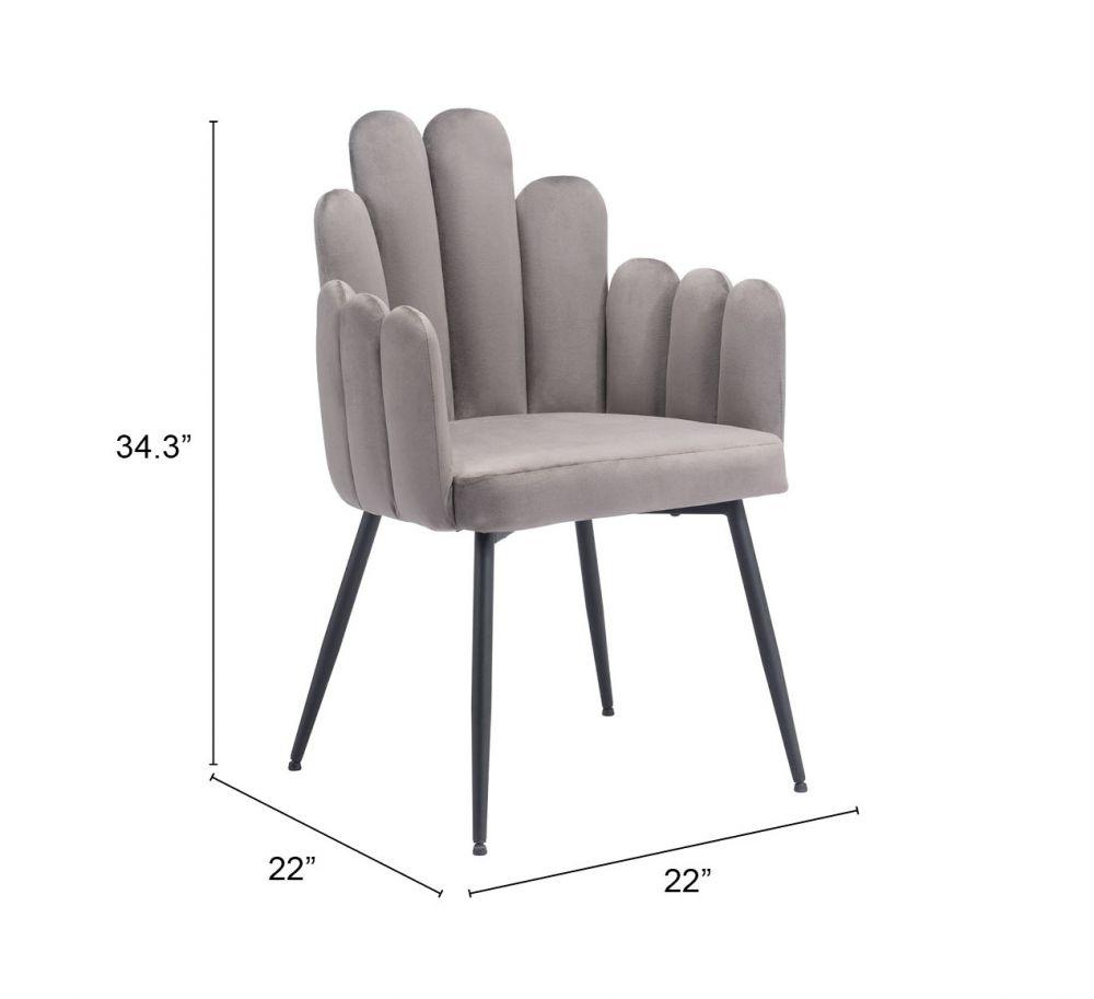 SwayLiving Noosa Dg Chair (Set of 2) Gray DINING CHAIRS
