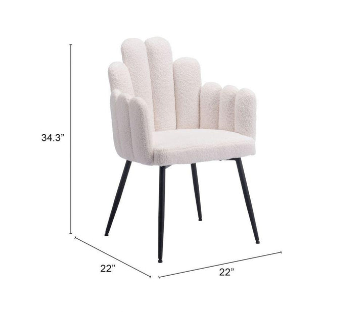 SwayLiving Noosa Dg Chair (Set of 2) Ivory DINING CHAIRS