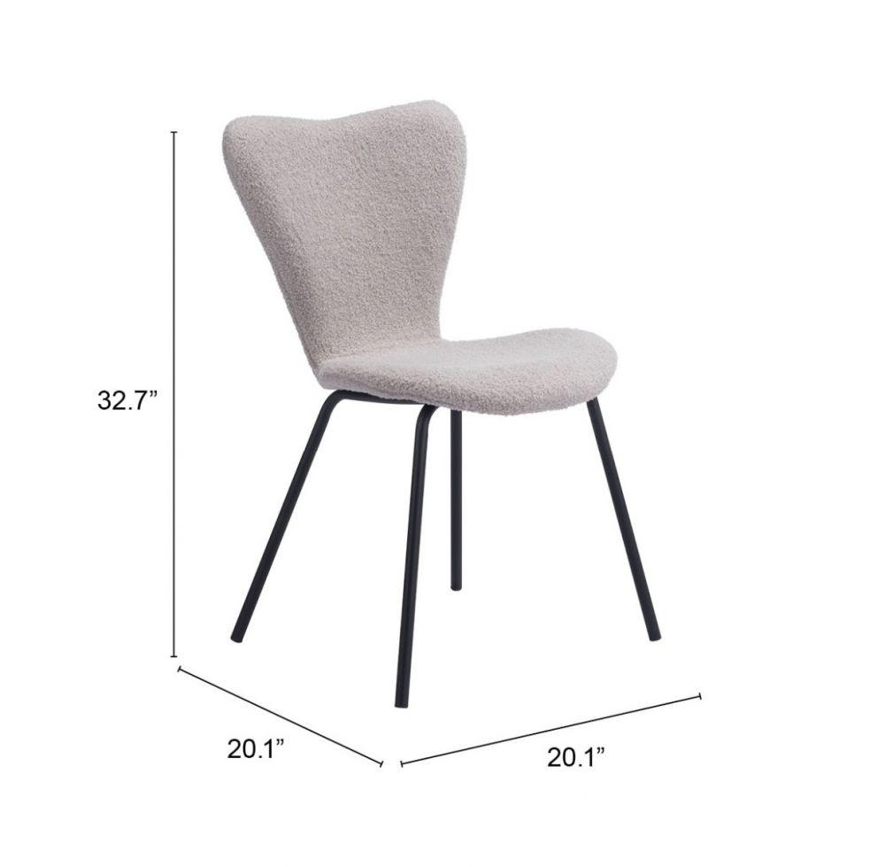 SwayLiving Thibideaux Dg Chair (Set of 2) Light Gray DINING CHAIRS