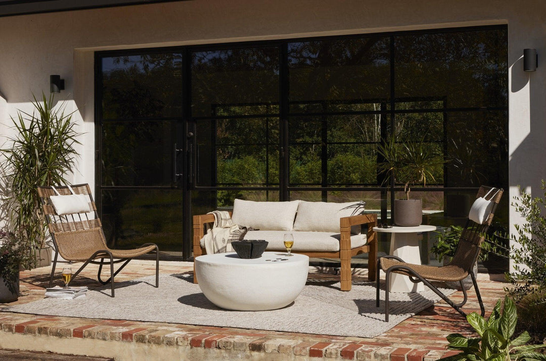 Basil Outdoor Round Coffee Table - SwayLiving