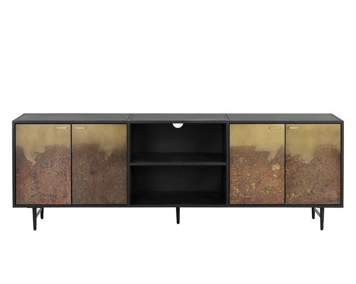 SwayLiving Auburn Media Console And Cabinet MEDIA + TV STANDS