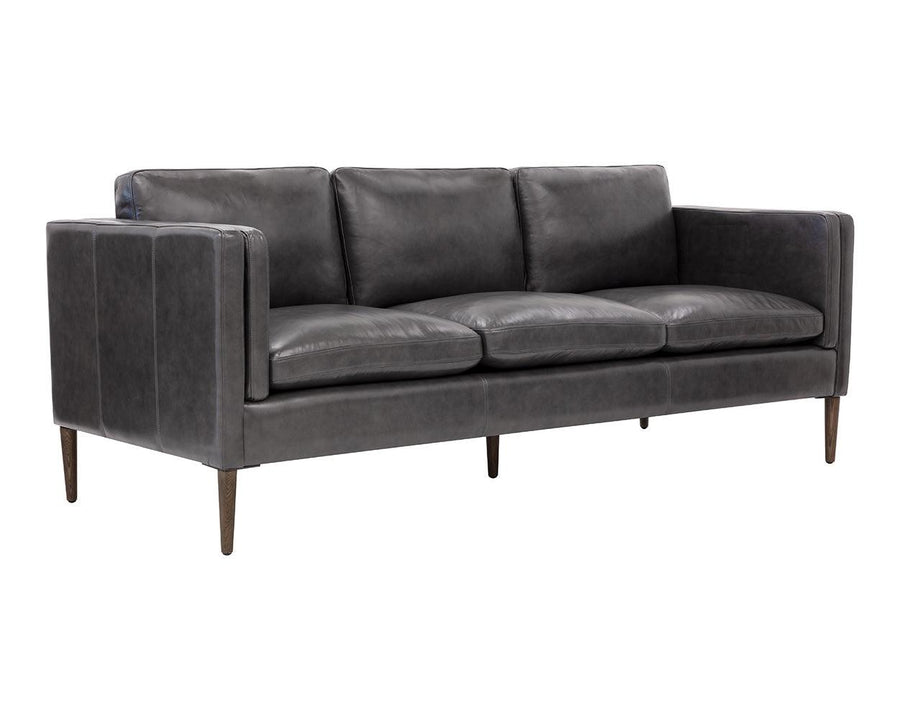 Brentwood Charcoal Leather