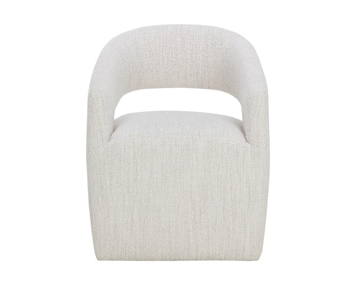 SwayLiving Lloret Wheeled Dining Armchair - Set of 2 DINING CHAIRS