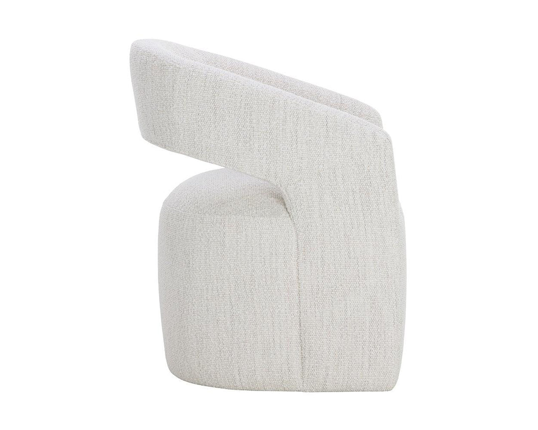 SwayLiving Lloret Wheeled Dining Armchair - Set of 2 DINING CHAIRS