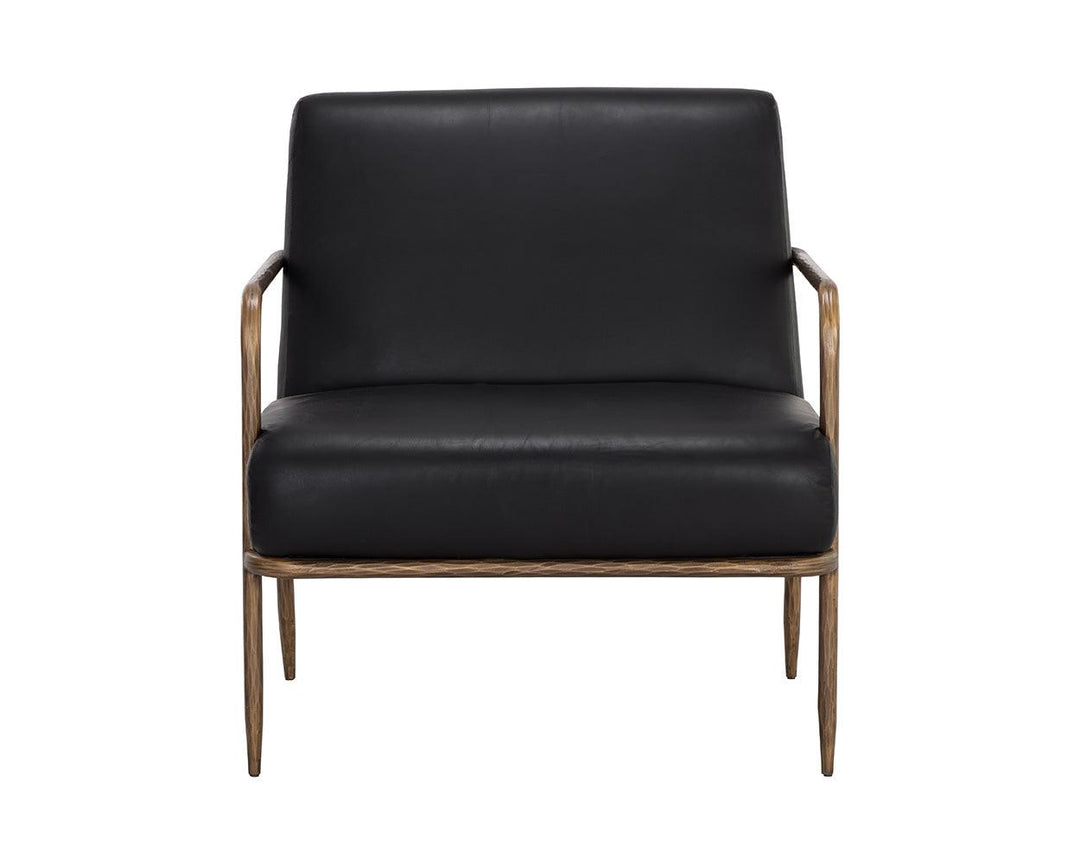 Charcoal Black Leather