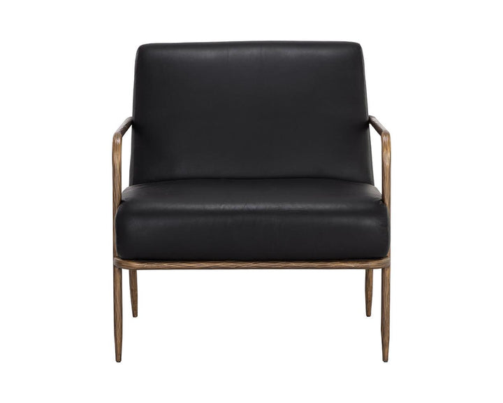 Charcoal Black Leather