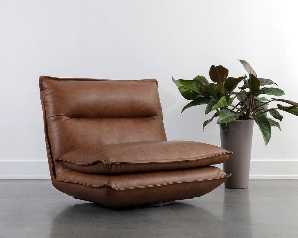 SwayLiving Colson Swivel Armless Chair ACCENT + LOUNGE CHAIRS