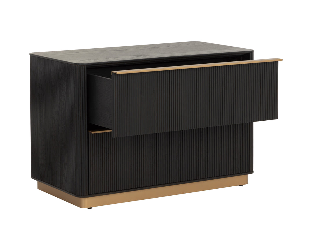 Kalla Nightstand - Large - Charcoal
