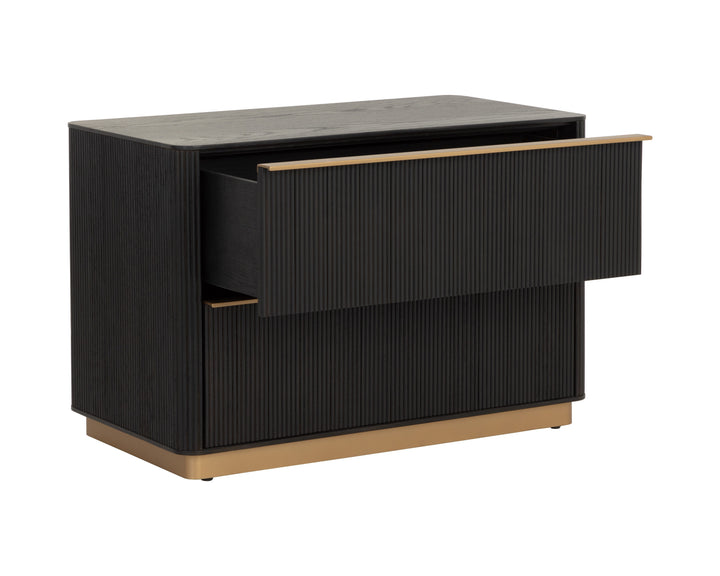 Kalla Nightstand - Large - Charcoal