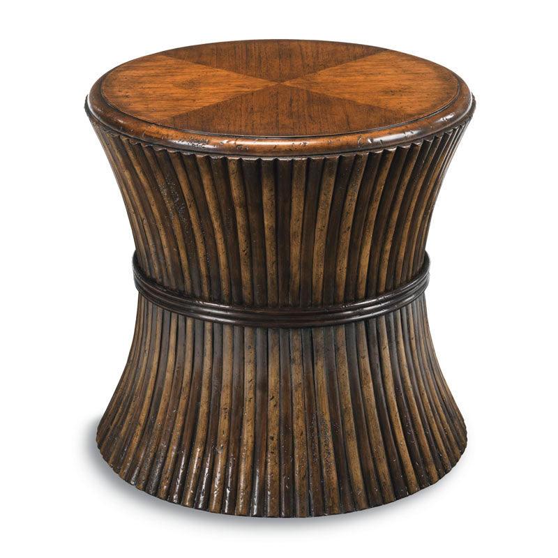 SwayLiving Rattan Drum Table ACCENT TABLES