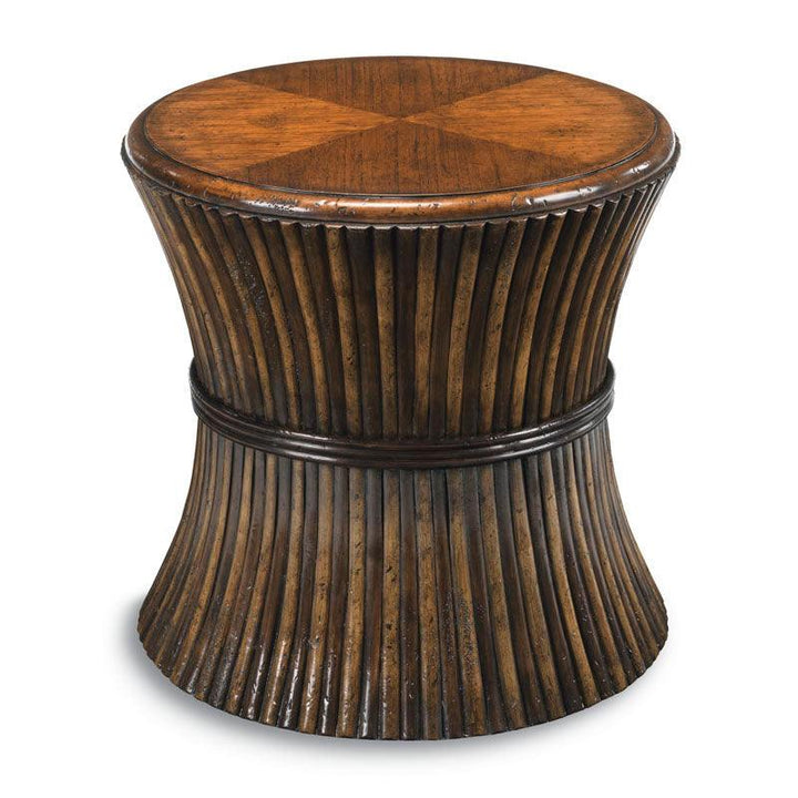 SwayLiving Rattan Drum Table ACCENT TABLES