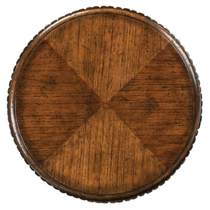 SwayLiving Rattan Drum Table ACCENT TABLES