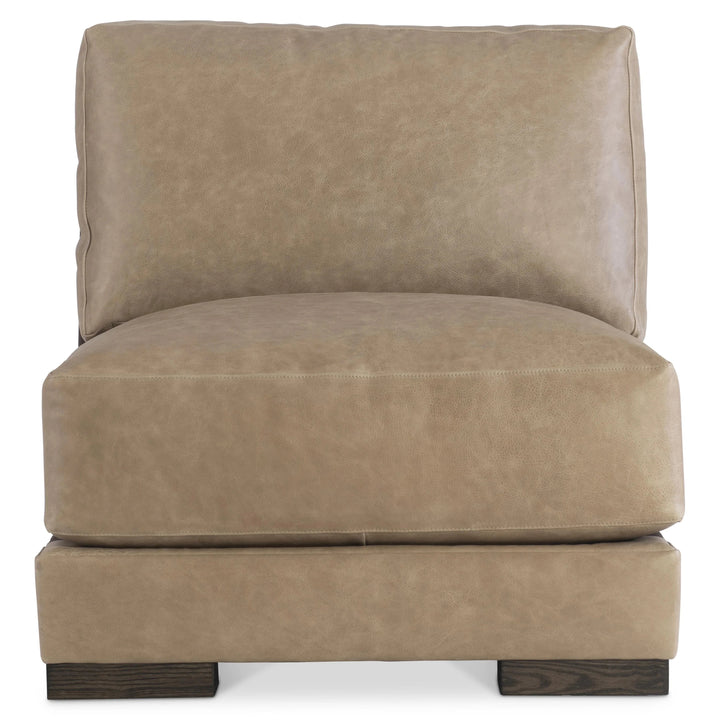 SwayLiving - Lars Leather Armless Chair - 1230LO | SwayLiving