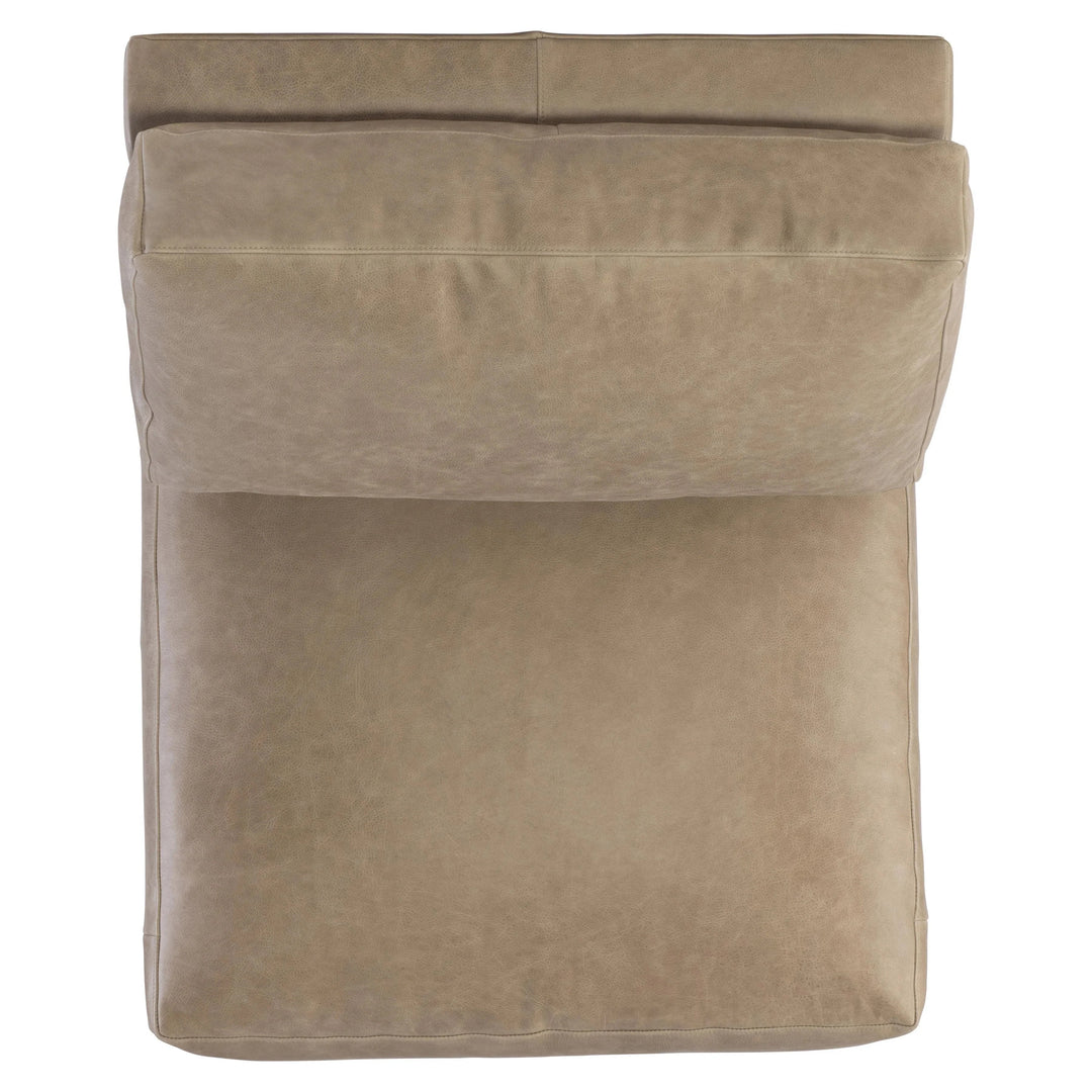 SwayLiving - Lars Leather Armless Chair - 1230LO | SwayLiving