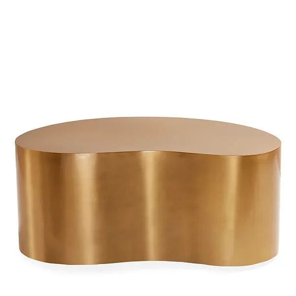 SwayLiving Brass Kidney Small Table ACCENT TABLES