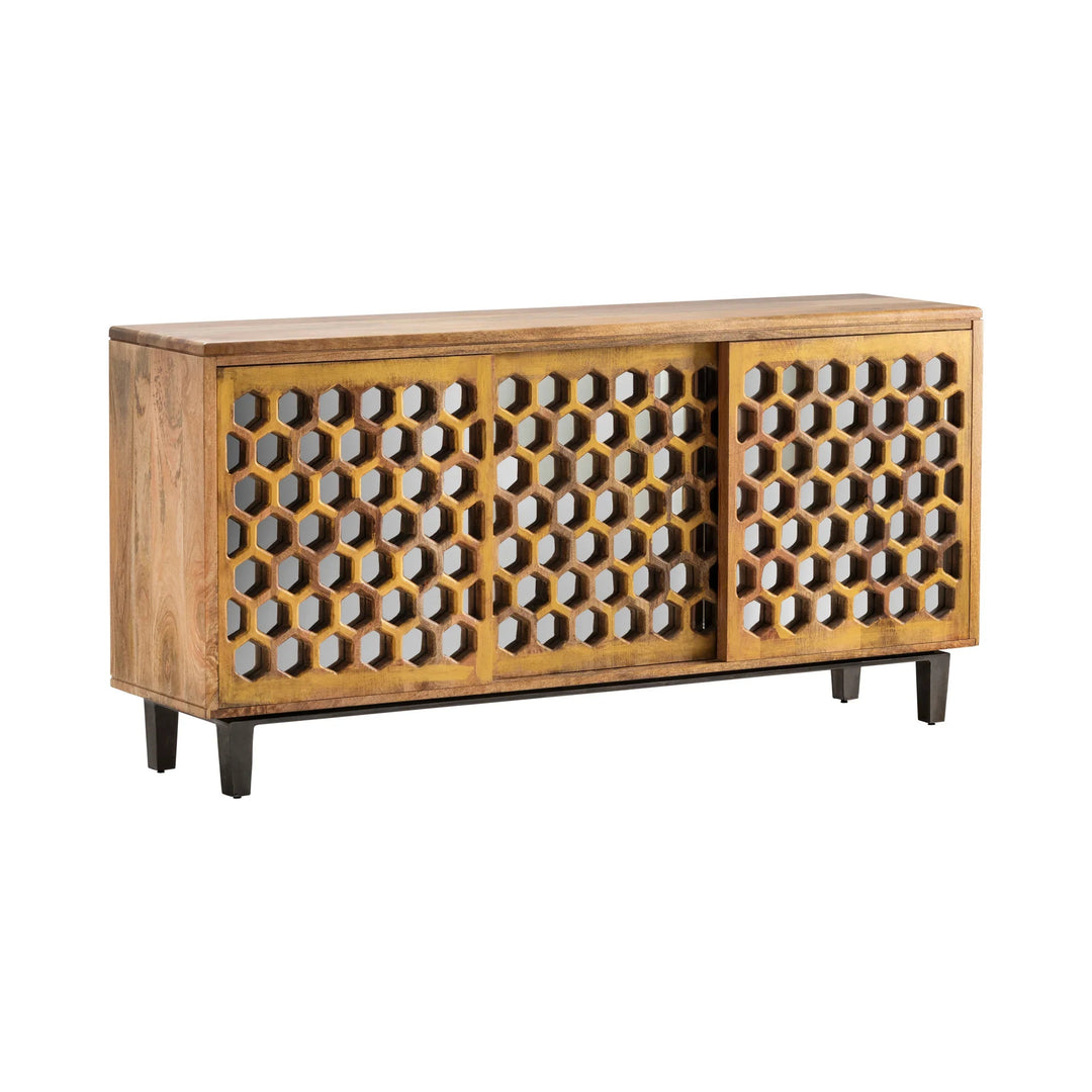 SwayLiving Bengal Manor Honeycomb Sideboard SIDEBOARDS + CABINETS