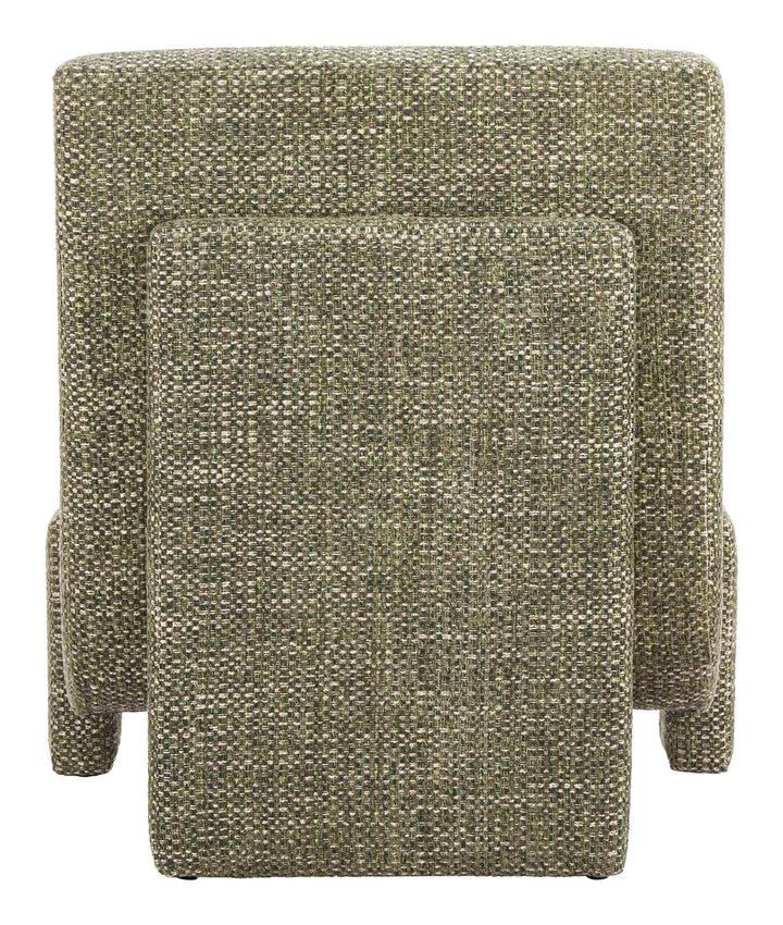 Orleen Accent Chair Checker Green