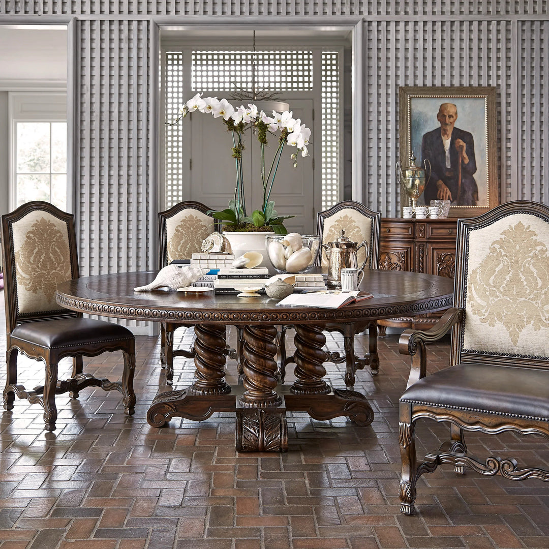 SwayLiving Castilian Round Dining Table - 86" DINING TABLES
