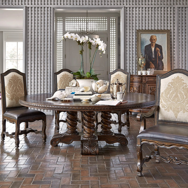 SwayLiving Castilian Round Dining Table - 86" DINING TABLES