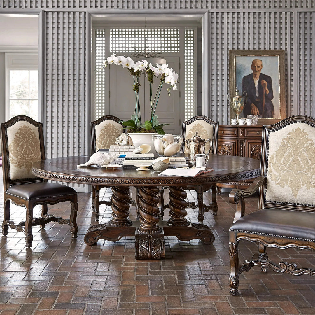 SwayLiving Castilian Round Dining Table - 86" DINING TABLES