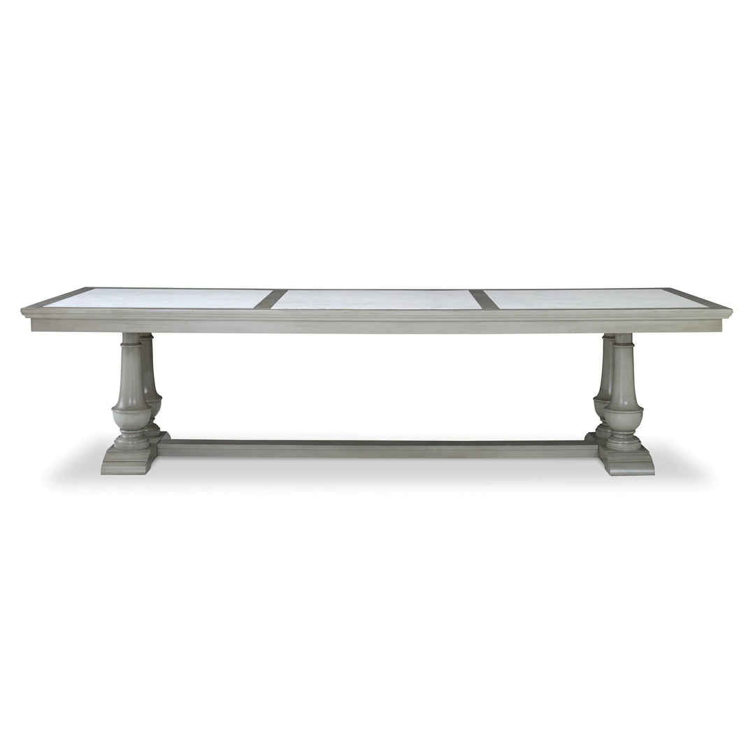 SwayLiving Harvest Dining Table (96" Marble Top) DINING TABLES
