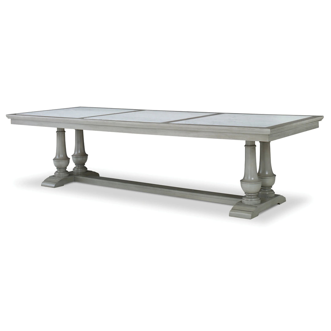 SwayLiving Harvest Dining Table (96" Marble Top) DINING TABLES