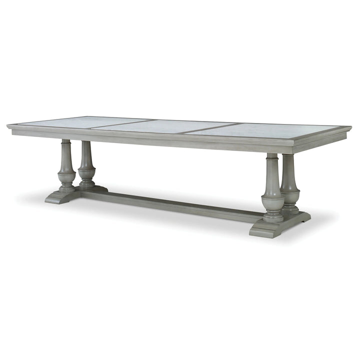 SwayLiving Harvest Dining Table (96" Marble Top) DINING TABLES