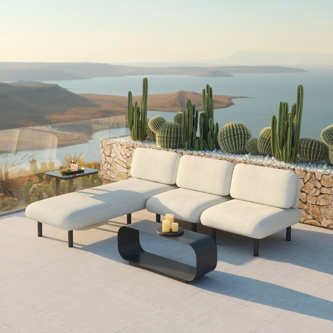 SwayLiving Aperto Chaise Beige ACCENT + LOUNGE CHAIRS