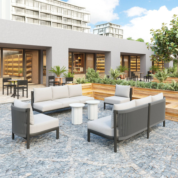 SwayLiving Horizon Sofa Gray OUTDOOR SOFAS + SECTIONALS