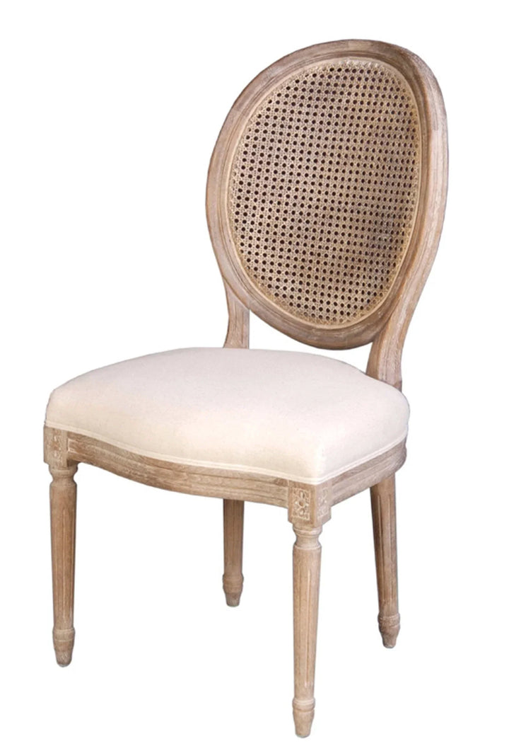 Napoleon Dining Chair w/ Cane Back - Set of 2