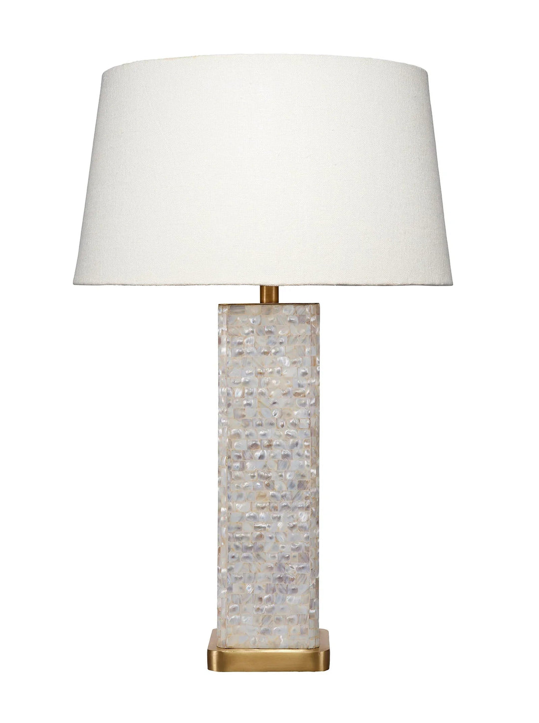 SwayLiving Preston Mother of Pearl Table Lamp with Linen Shade TABLE LAMPS
