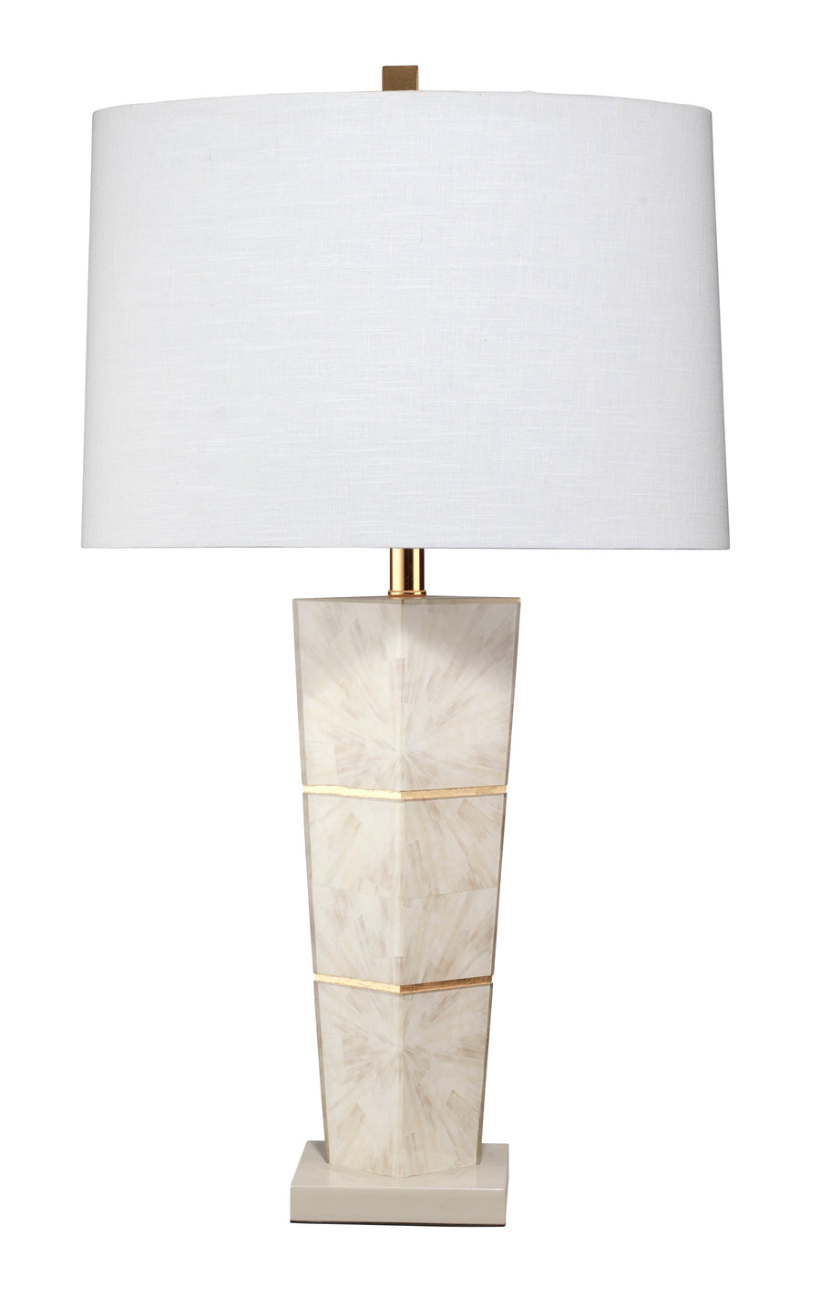 SwayLiving Spectacle Table Lamp with Linen Shade, Grey TABLE LAMPS