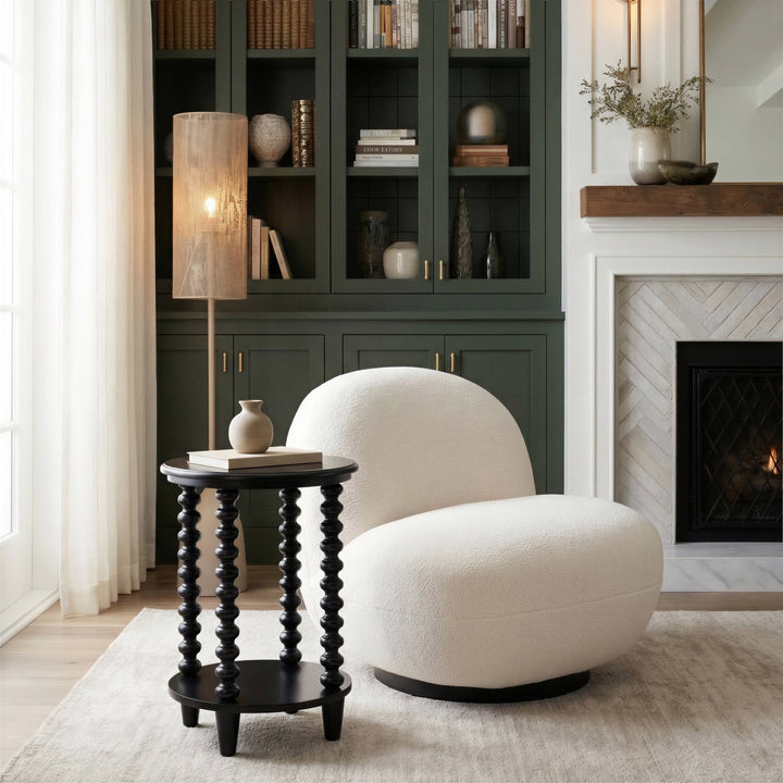 Gocce Side Table Black