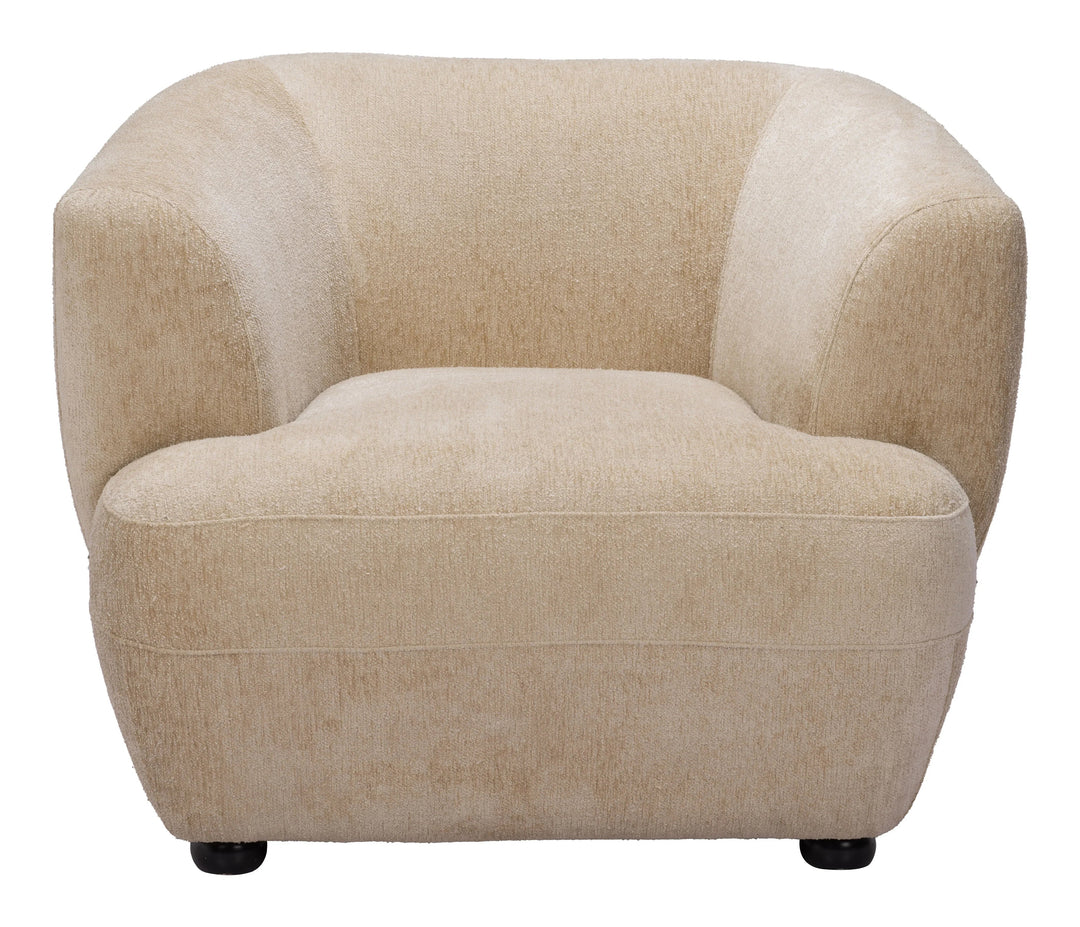 SwayLiving Bekker Accent Chair Golden Beige ACCENT + LOUNGE CHAIRS