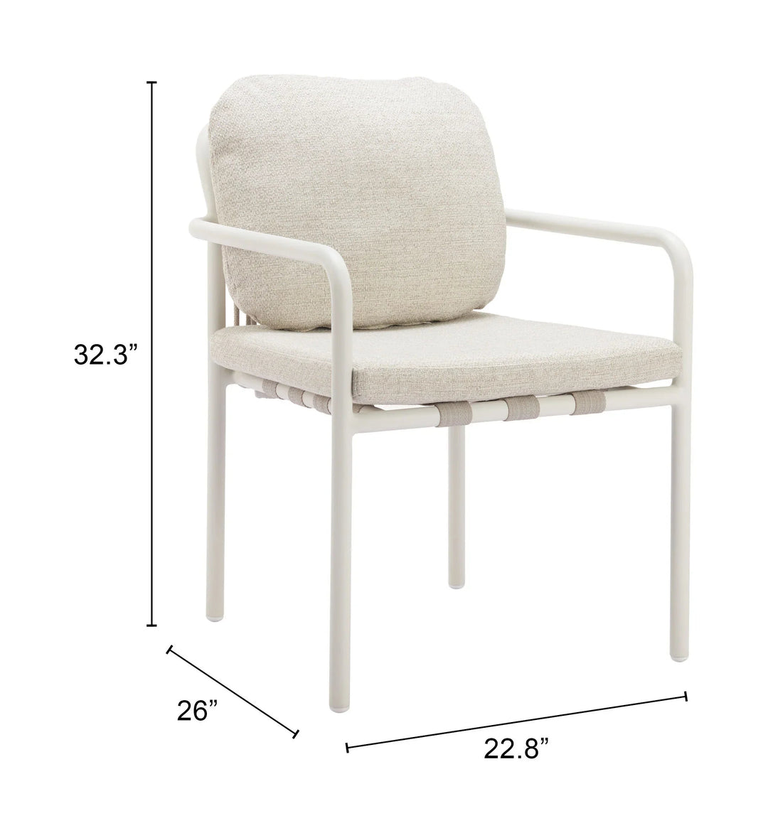 SwayLiving Aite Dining Chair (Set of 2) Beige DINING CHAIRS