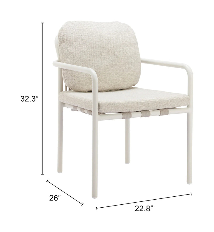 SwayLiving Aite Dining Chair (Set of 2) Beige DINING CHAIRS