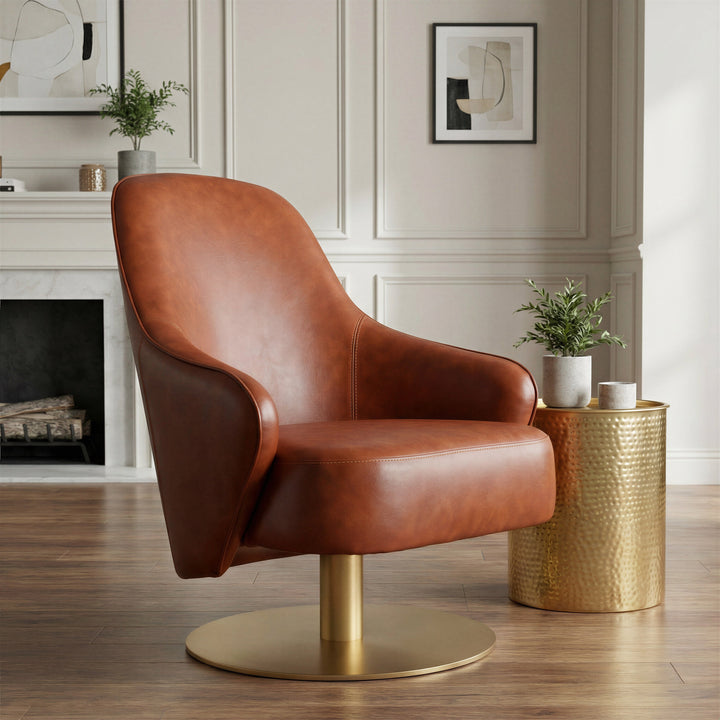 Coldveil Storage Side Table Gold