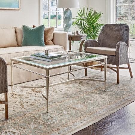 SwayLiving Woven Arm Chair - Set of 2 DINING CHAIRS