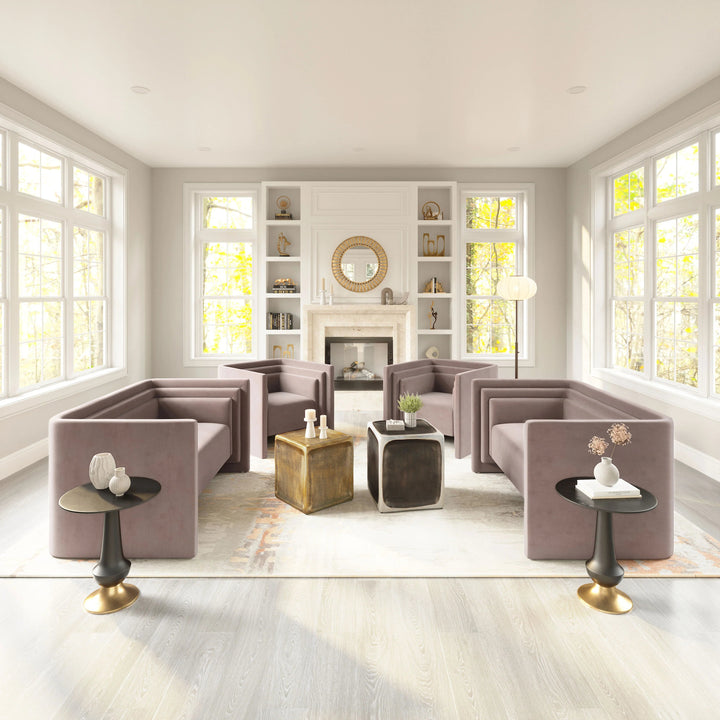 SwayLiving Trippel Armchair Taupe ACCENT + LOUNGE CHAIRS