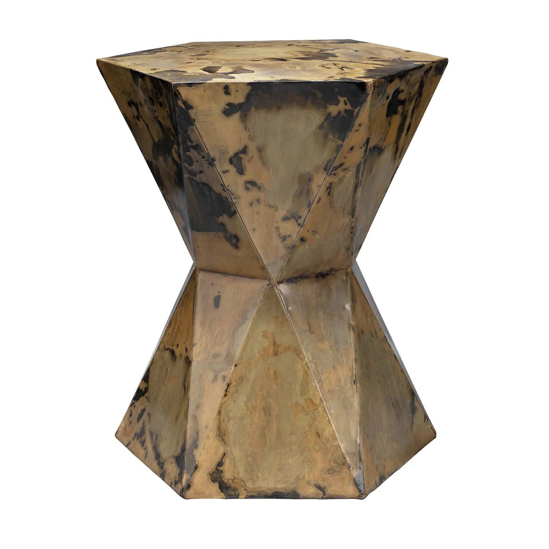 SwayLiving Crown Side Table, Acid Wash Metal - Medium ACCENT TABLES