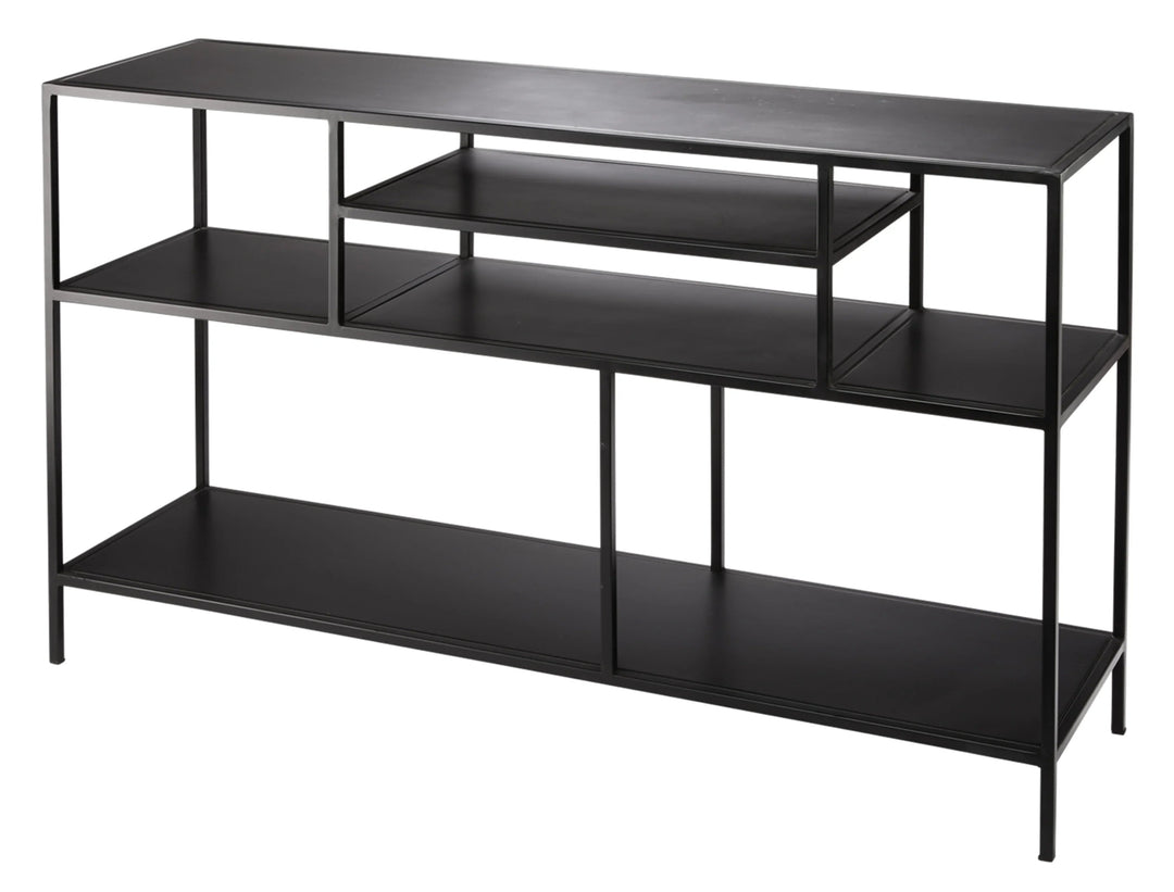 SwayLiving Element Shelved Console Iron Table CONSOLE TABLES