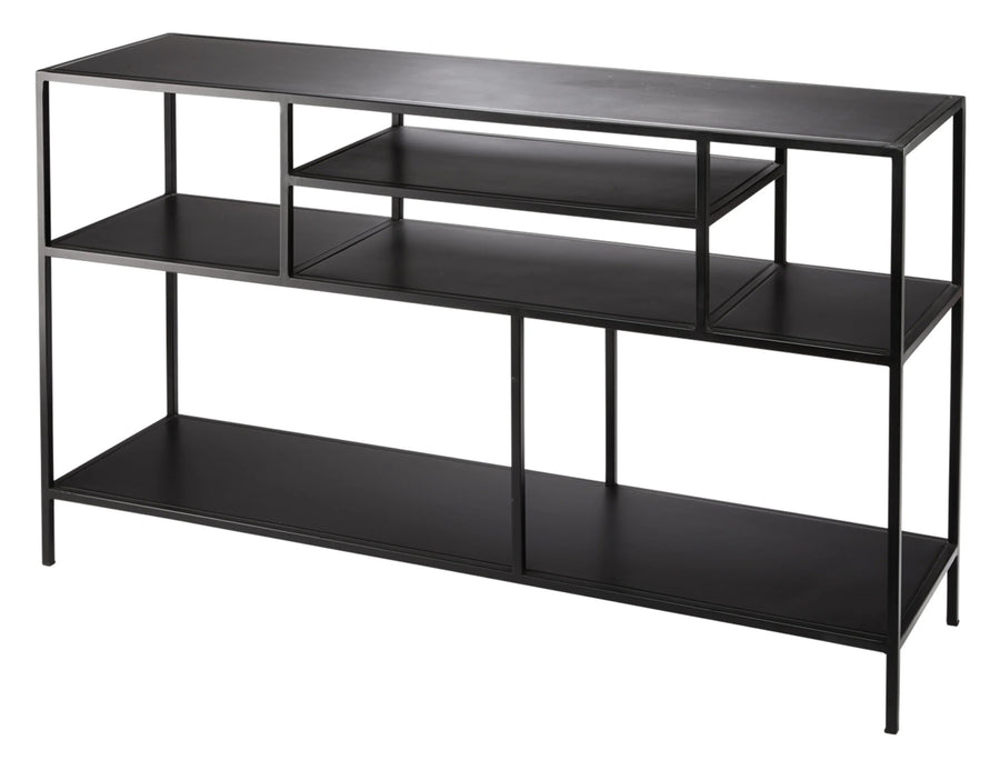 SwayLiving Element Shelved Console Iron Table CONSOLE TABLES