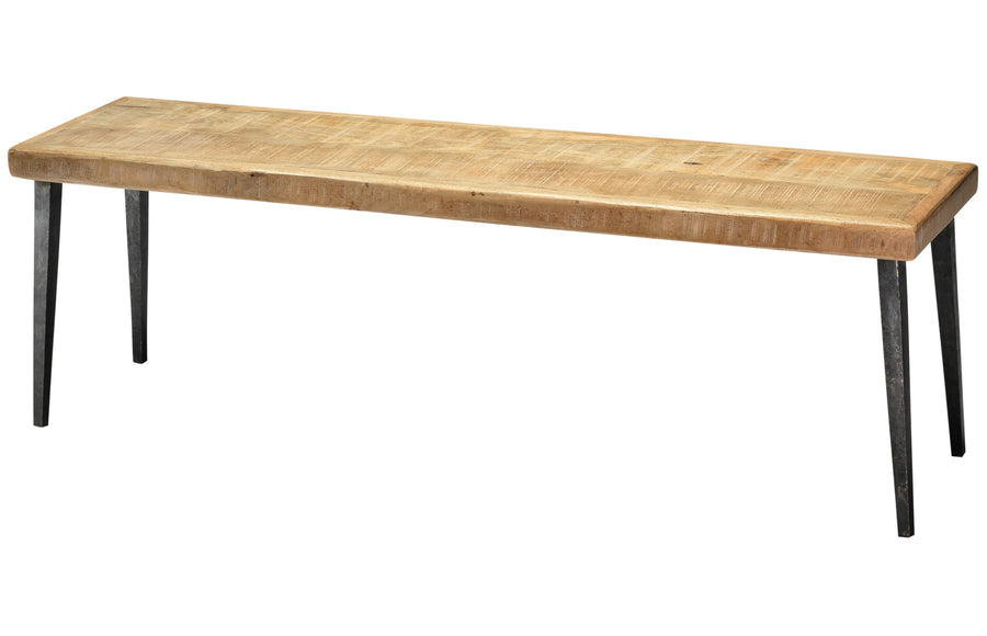 SwayLiving Farmhouse Wood Bench, Natural BENCHES