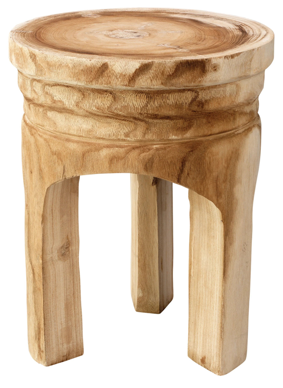 SwayLiving Mesa Natural Wood Side Table ACCENT TABLES