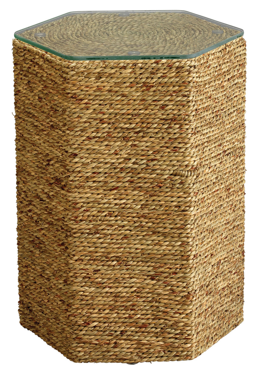 SwayLiving Peninsula Seagrass Side Table ACCENT TABLES