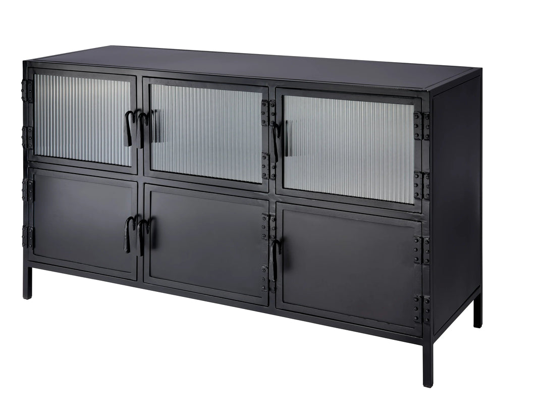 SwayLiving Vitrino 6 Door Iron Console CONSOLE TABLES