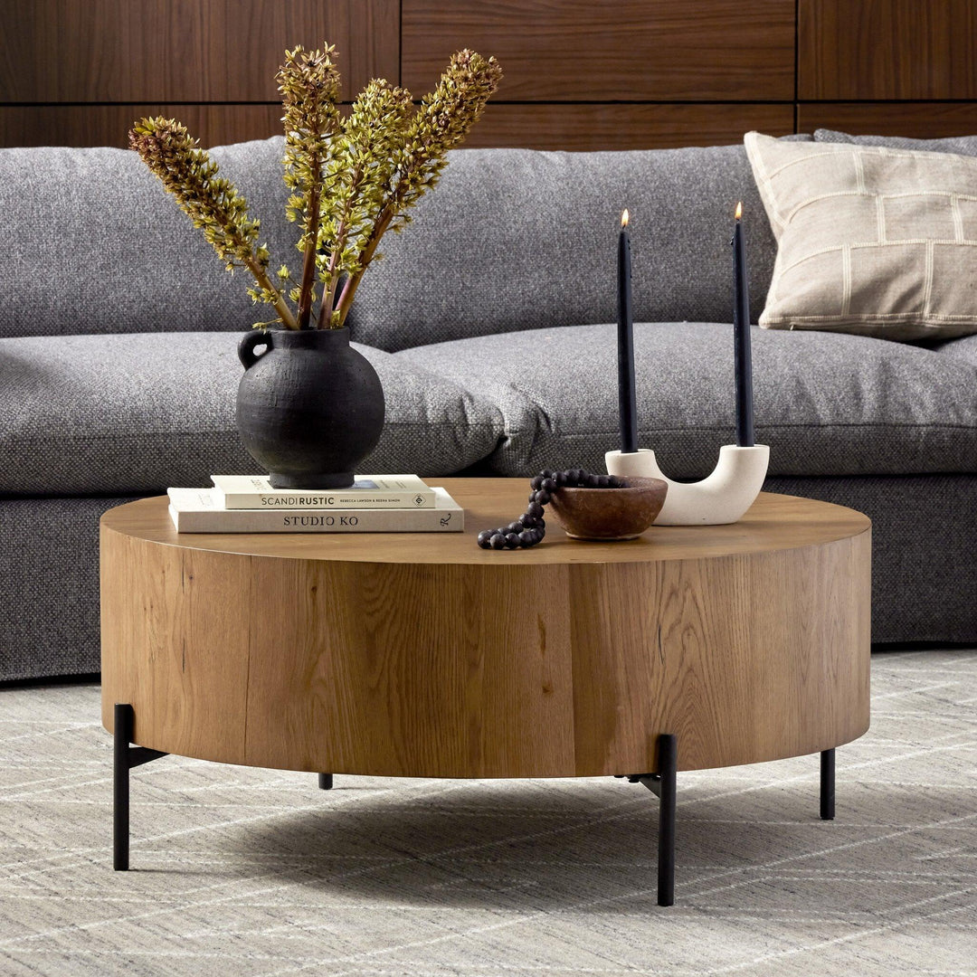 Eaton Drum Coffee Table - SwayLiving