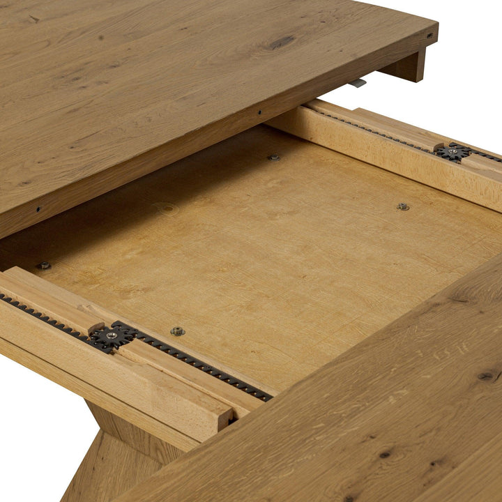 Leif Round Extension Dining Table 60" - SwayLiving