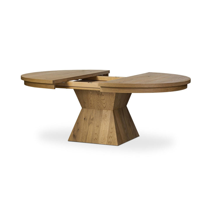 Leif Round Extension Dining Table 60" - SwayLiving