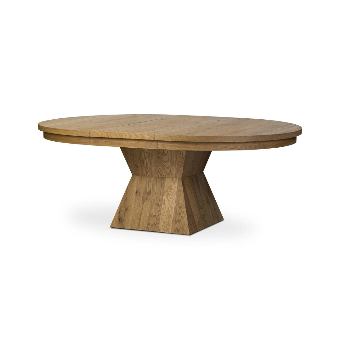 Leif Round Extension Dining Table 60" - SwayLiving